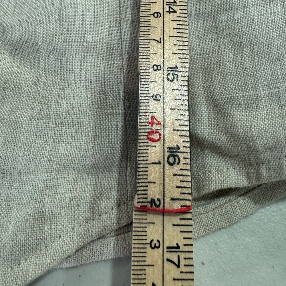 Reformation Natural Linen Button Front Vest - Picture 5 of 6